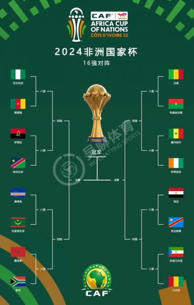 非洲杯对阵图，非洲杯战况？